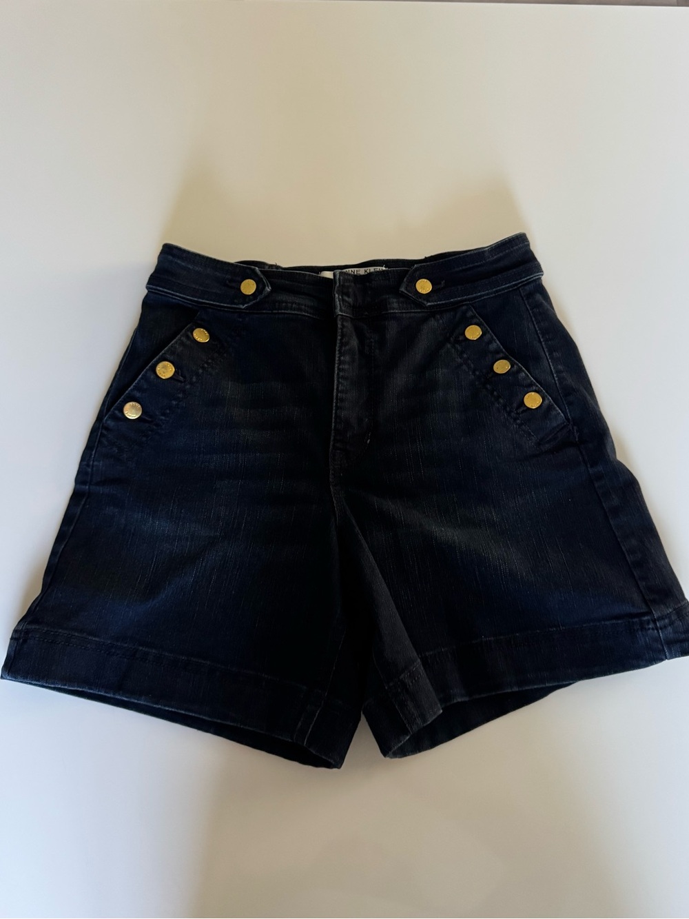 Anne Klein Navy Blue Shorts
